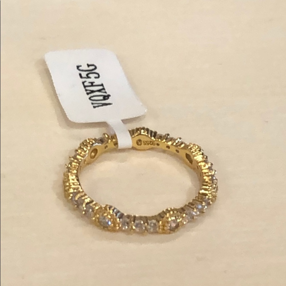 Gold Charmed Aroma Ring - Size 6